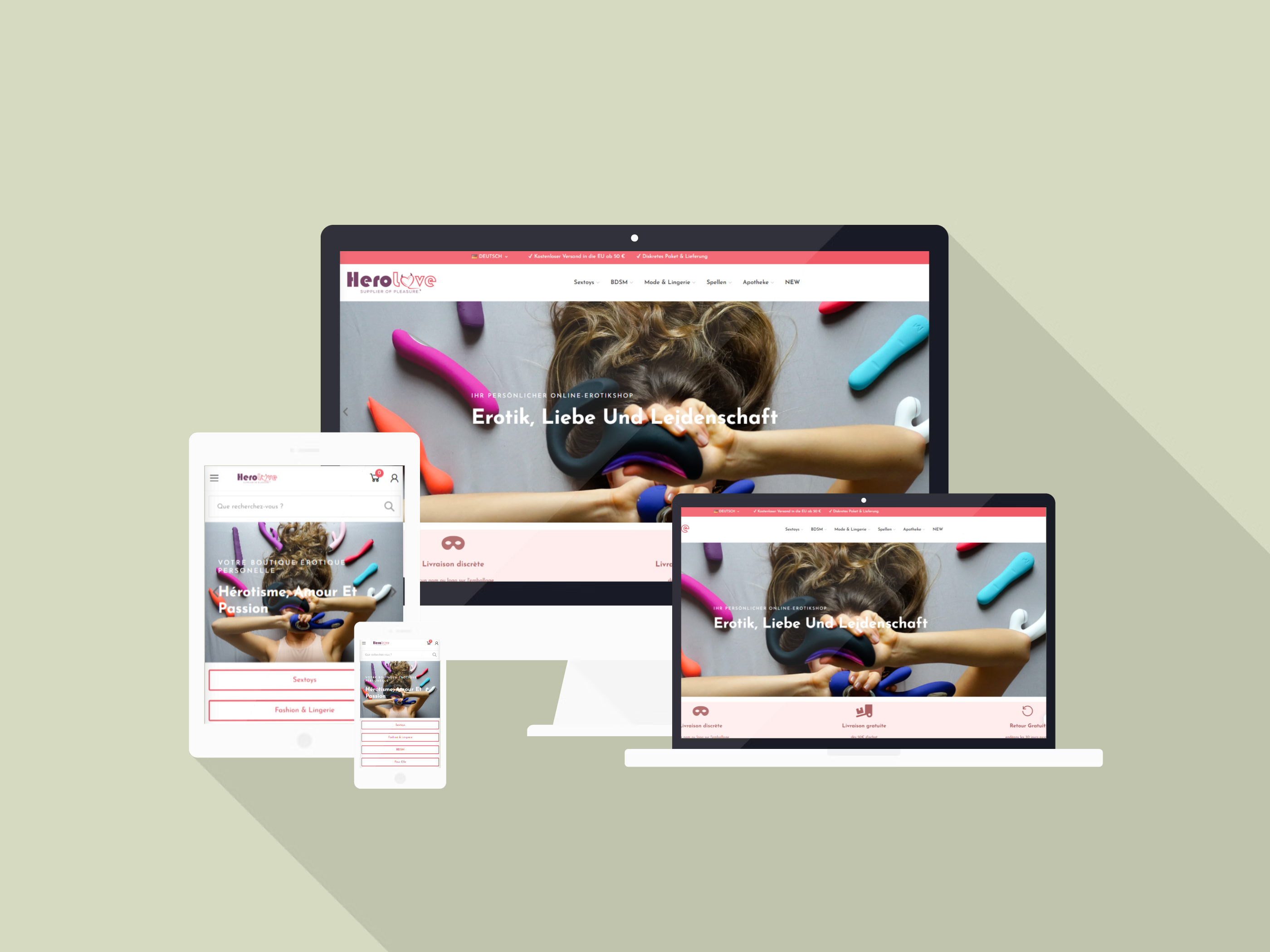 Cas client HeroLove | E-commerce sur mesure