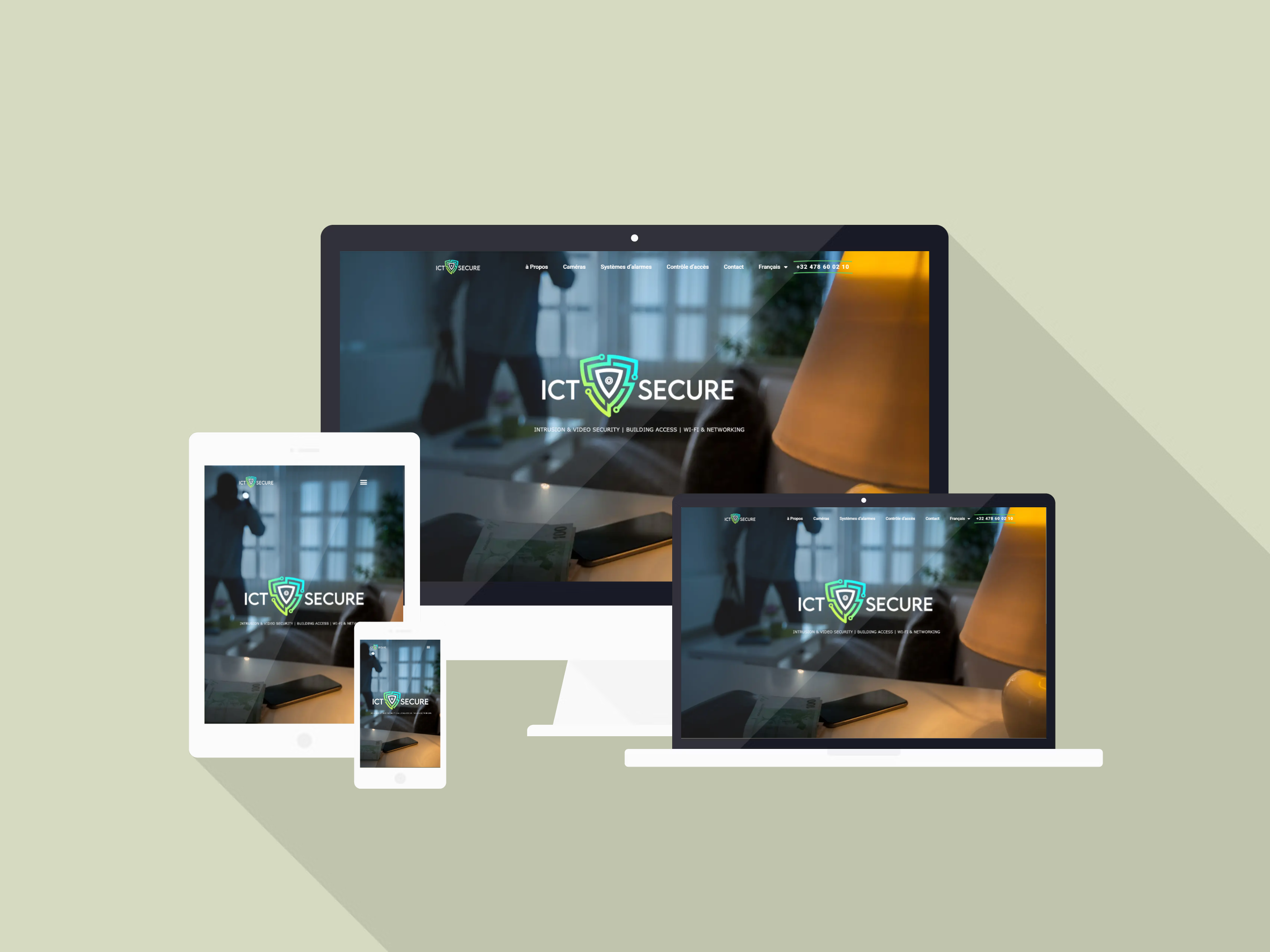 Cas client ICT Secure | Site web vitrine professionnel